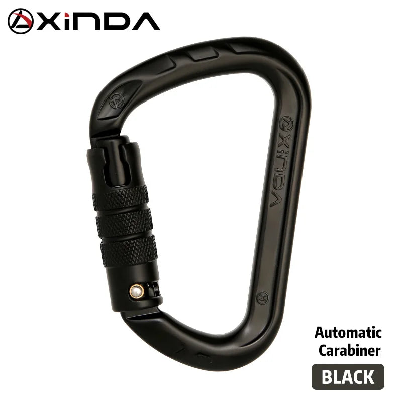 XINDA Aluminum Climbing Carabiner - 26kN (Screw, Auto & Triple Lock)