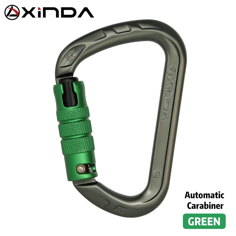 XINDA Aluminum Climbing Carabiner - 26kN (Screw, Auto & Triple Lock)