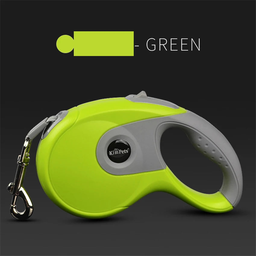 Automatic retractable dog leash - Green