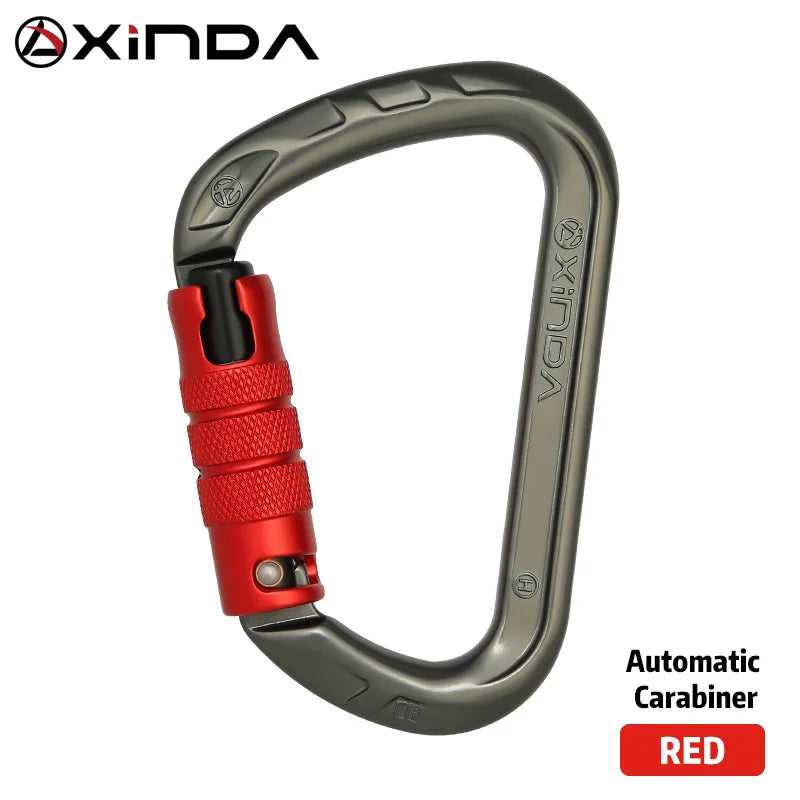 XINDA Aluminum Climbing Carabiner - 26kN (Screw, Auto & Triple Lock)
