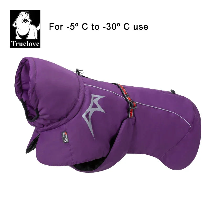 Waterproof Winter Dog Coat - Windproof & Reflective