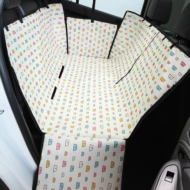 Waterproof Dog Car Seat Cover - Back Seat Hammock