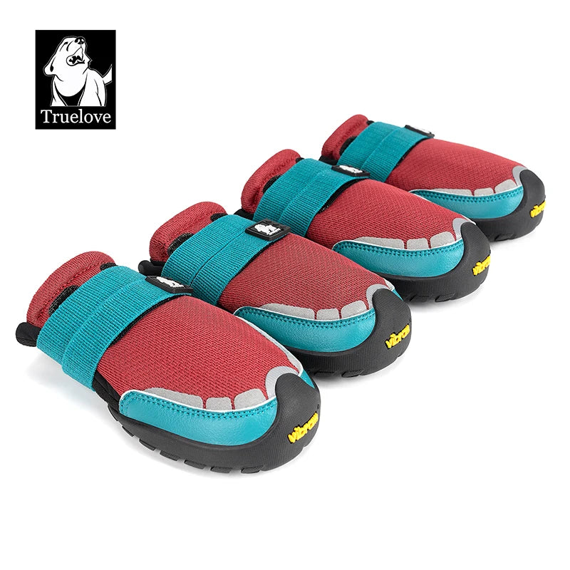 Dog Boots with Vibram Soles - Protective Paw Shoes (2 or 4 Pack)