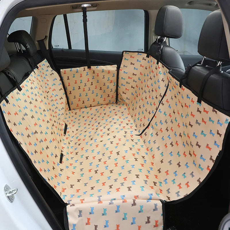 Waterproof Dog Car Seat Cover - Back Seat Hammock