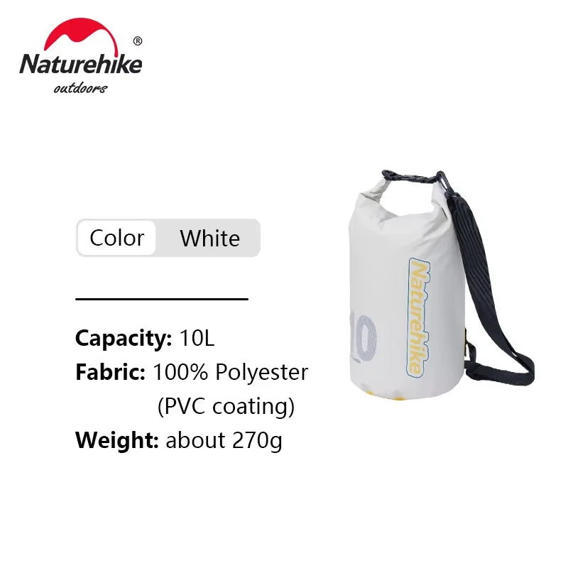 Naturehike Waterproof Dry Bag - Ultralight Wet/Dry Shoulder Bag