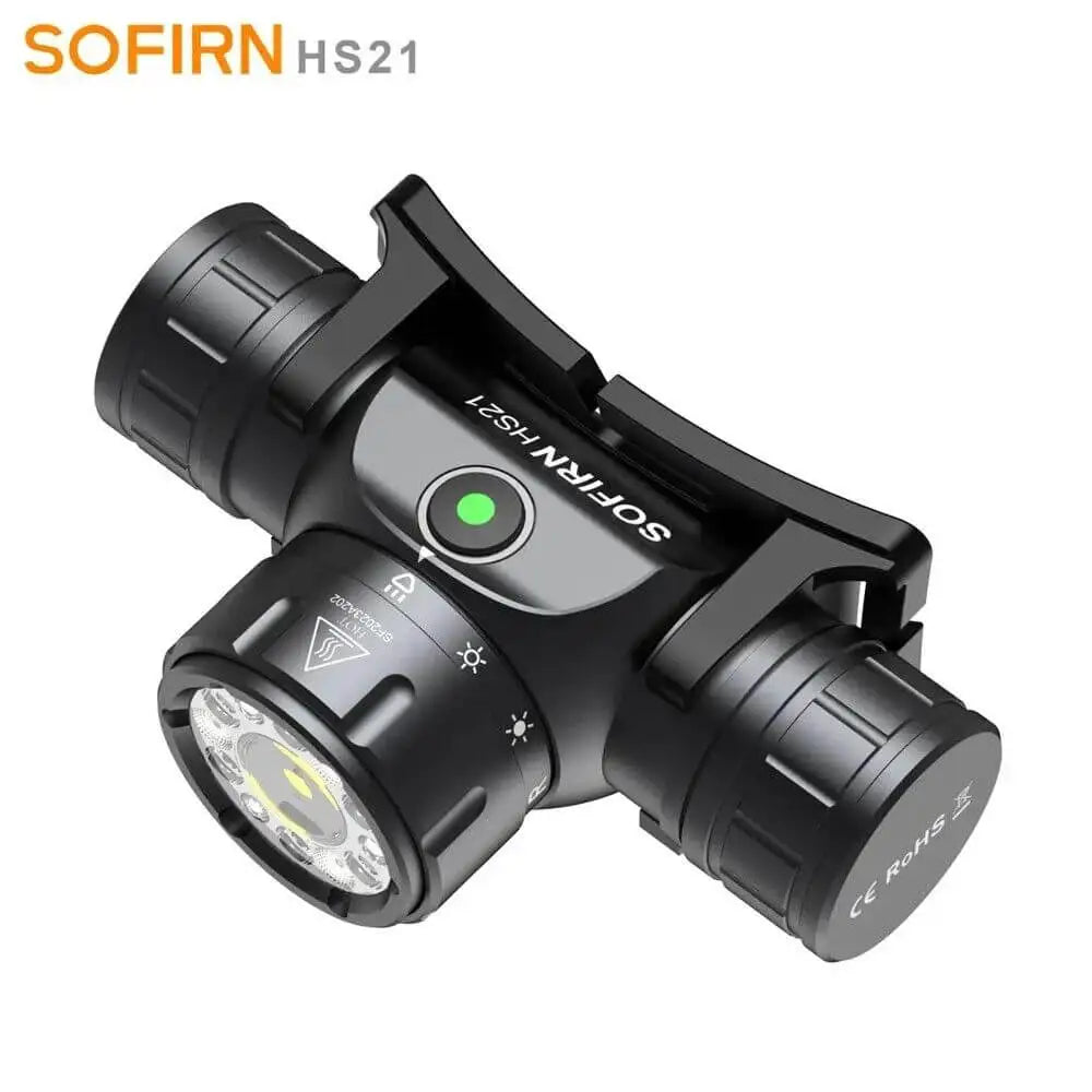 Sofirn HS21 Rechargeable Headlamp - Spot, Flood & Red