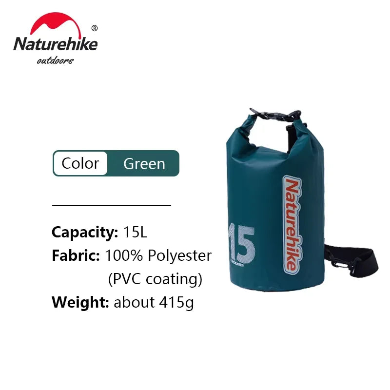 Naturehike Waterproof Dry Bag - Ultralight Wet/Dry Shoulder Bag