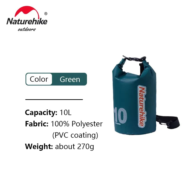 Naturehike Waterproof Dry Bag - Ultralight Wet/Dry Shoulder Bag