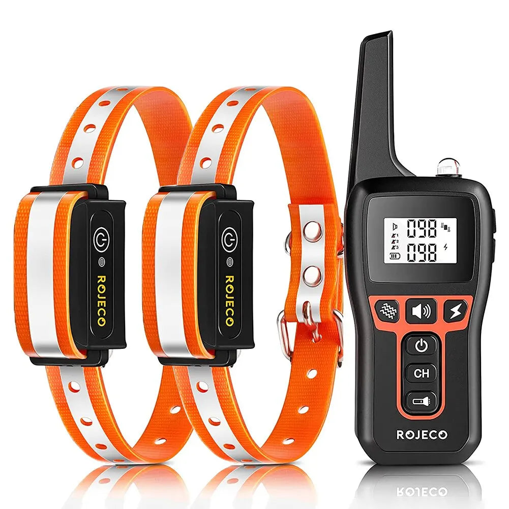 Remote Dog Training Collar - Beep, Vibration & Shock (1000m, IPX7)