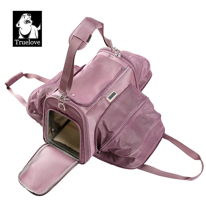 Foldable Pet Carrier Backpack - Travel Carrier for Cats & Small Dogs