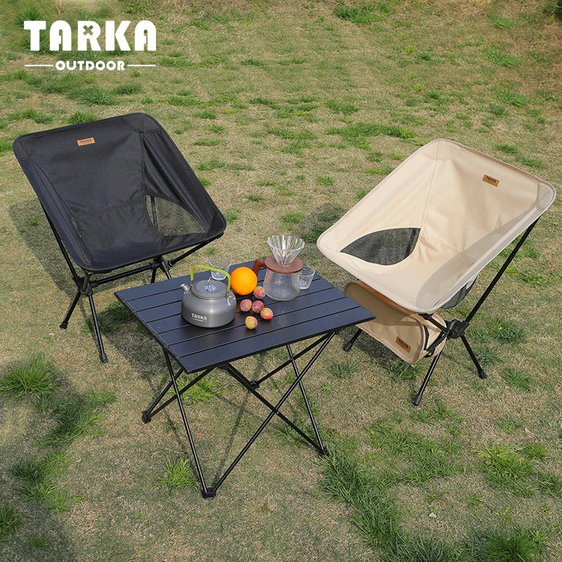 Ultralight Folding Camp Chair - Portable Moon Chair