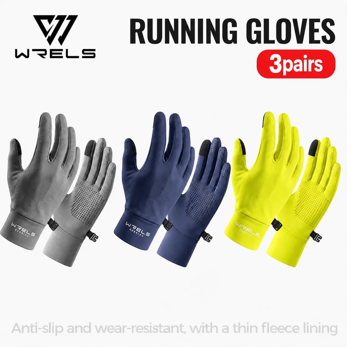 Thermal Hiking Gloves - Touchscreen Anti-Slip Liners