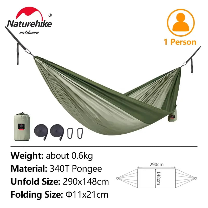 Ultralight Camping Hammock - 1 & 2 Person