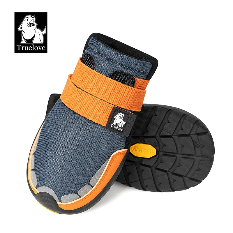 Dog Boots with Vibram Soles - Protective Paw Shoes (2 or 4 Pack)