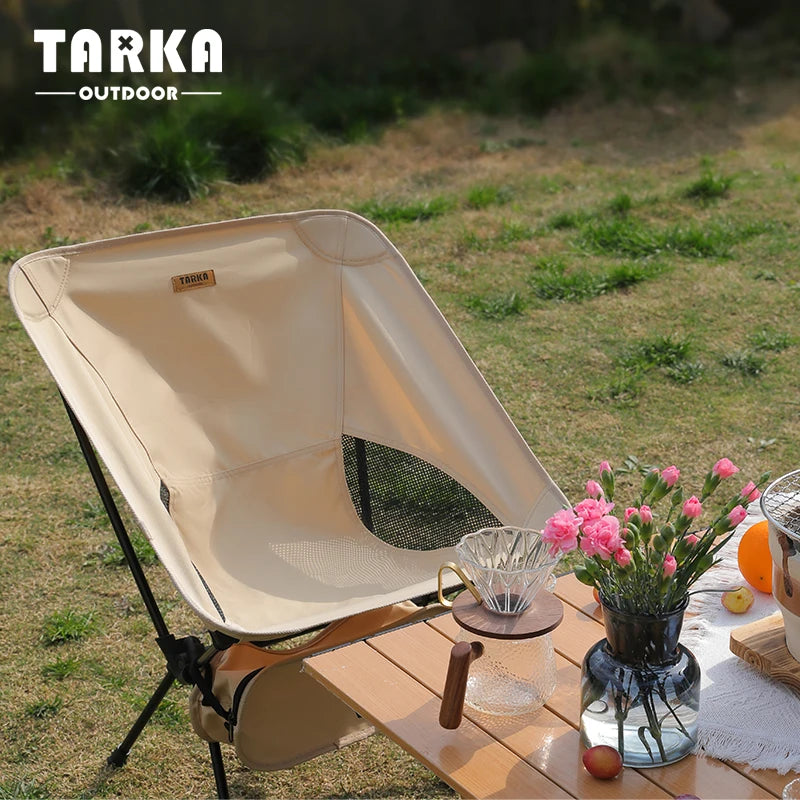 Ultralight Folding Camp Chair - Portable Moon Chair