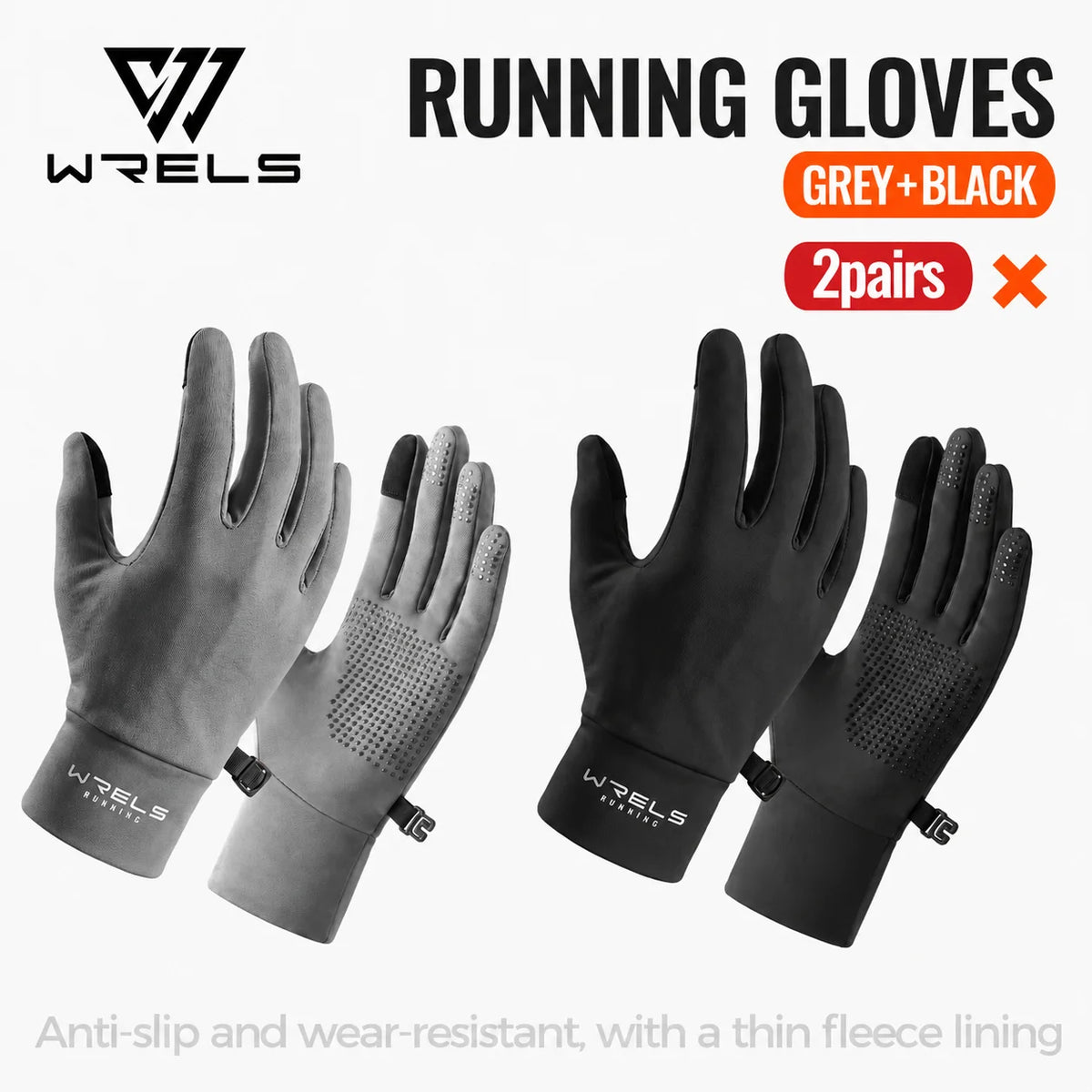 Thermal Hiking Gloves - Touchscreen Anti-Slip Liners