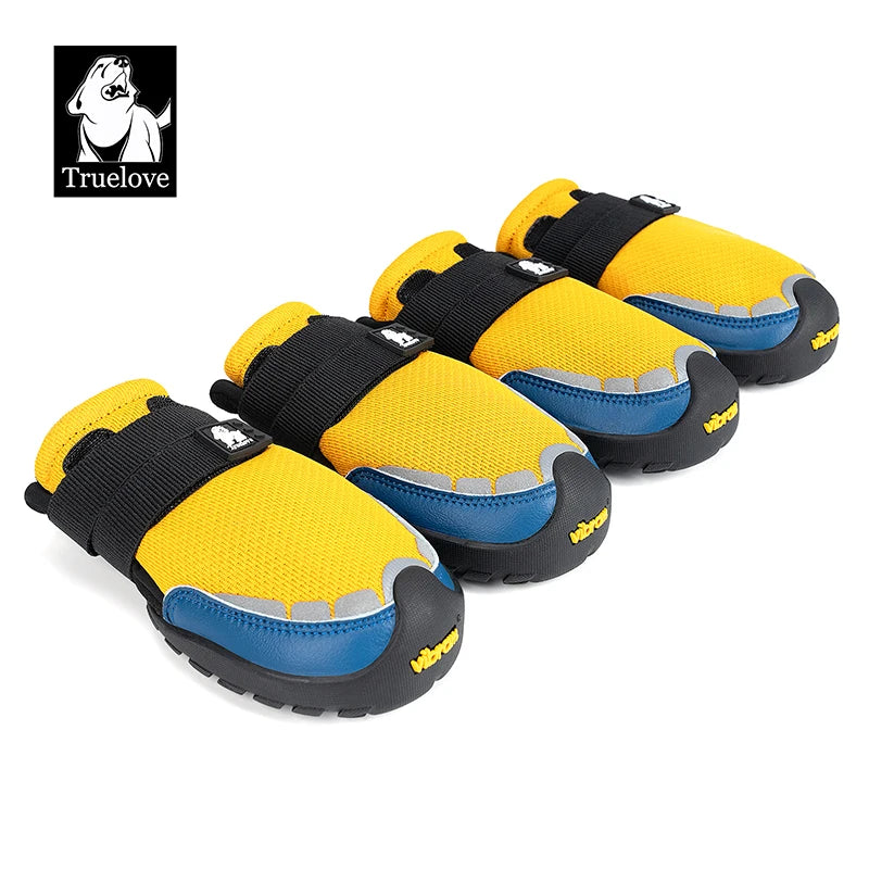 Dog Boots with Vibram Soles - Protective Paw Shoes (2 or 4 Pack)