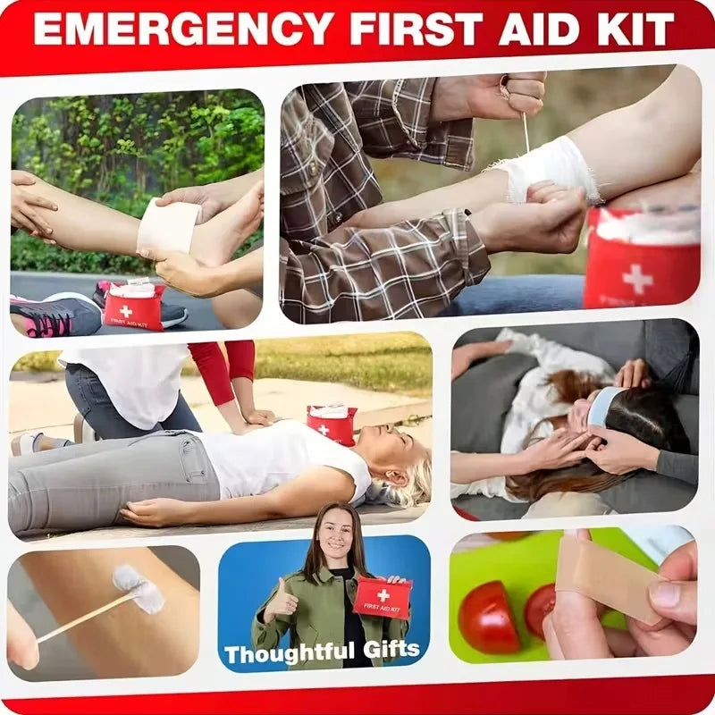 100-Piece Trail First Aid Kit - Compact Emergency Kit
