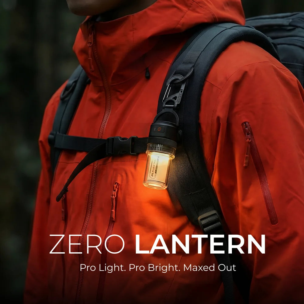 FLEXTAIL Zero Lantern - 56g Ultralight Camping Light (300LM)