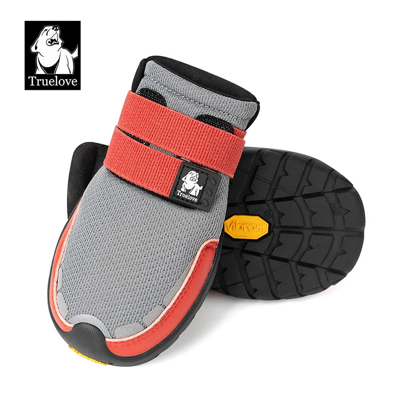 Dog Boots with Vibram Soles - Protective Paw Shoes (2 or 4 Pack)