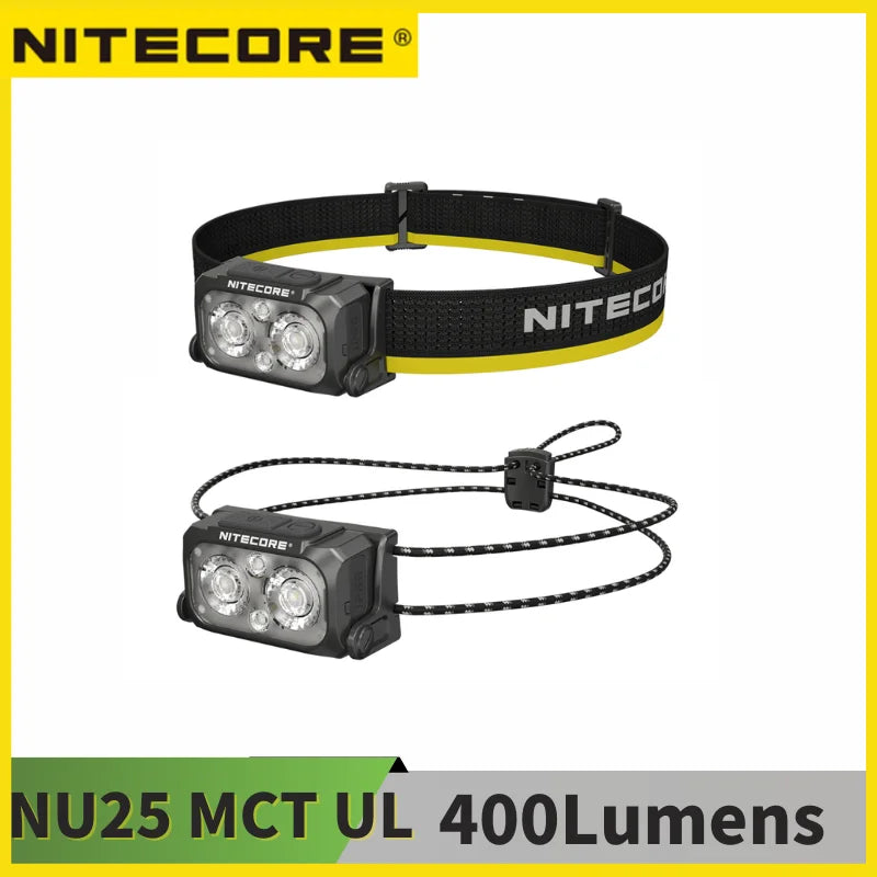 Nitecore NU25 Ultralight Headlamp - USB-C Rechargeable