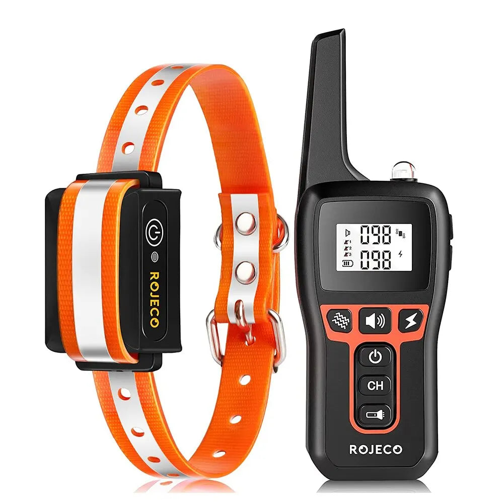 Remote Dog Training Collar - Beep, Vibration & Shock (1000m, IPX7)