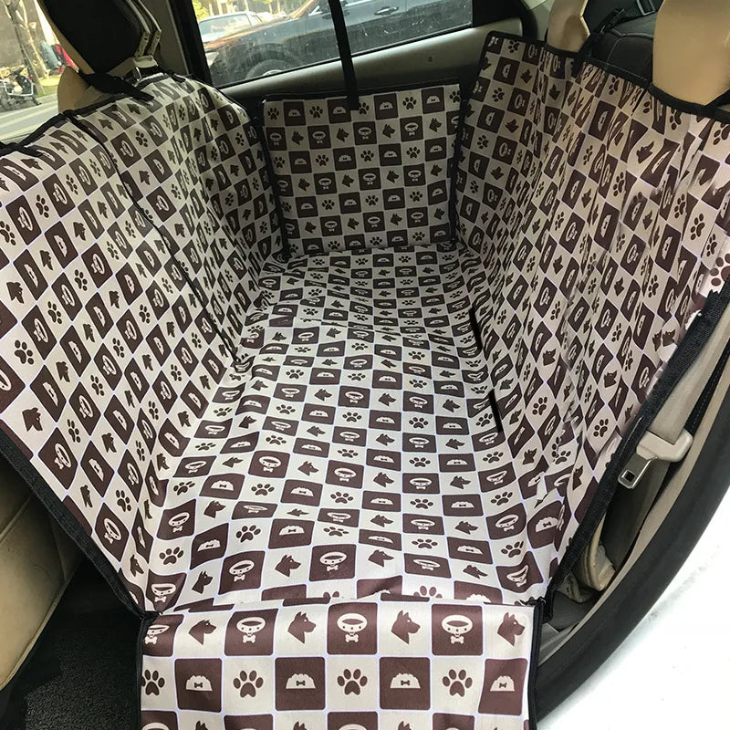 Waterproof Dog Car Seat Cover - Back Seat Hammock