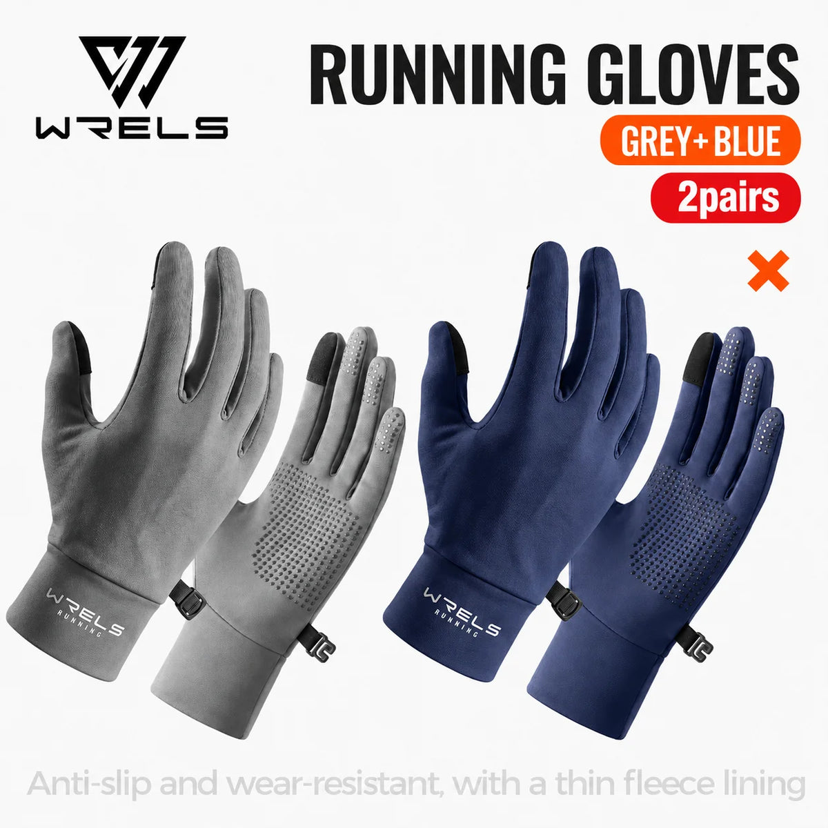 Thermal Hiking Gloves - Touchscreen Anti-Slip Liners