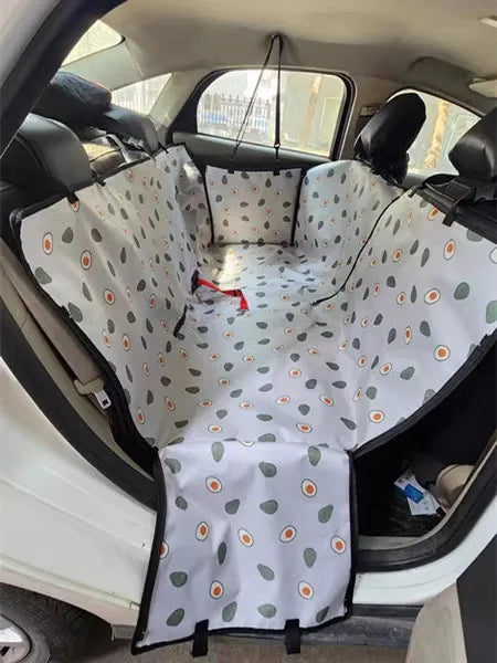 Waterproof Dog Car Seat Cover - Back Seat Hammock