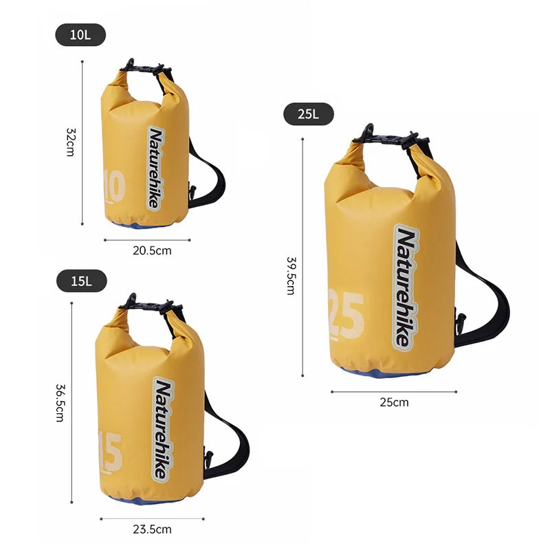 Naturehike Waterproof Dry Bag - Ultralight Wet/Dry Shoulder Bag