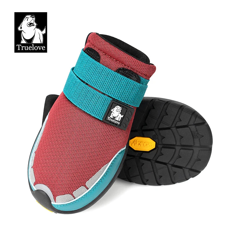Dog Boots with Vibram Soles - Protective Paw Shoes (2 or 4 Pack)