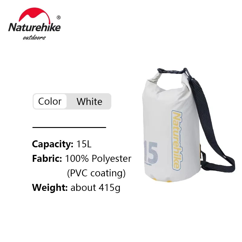 Naturehike Waterproof Dry Bag - Ultralight Wet/Dry Shoulder Bag