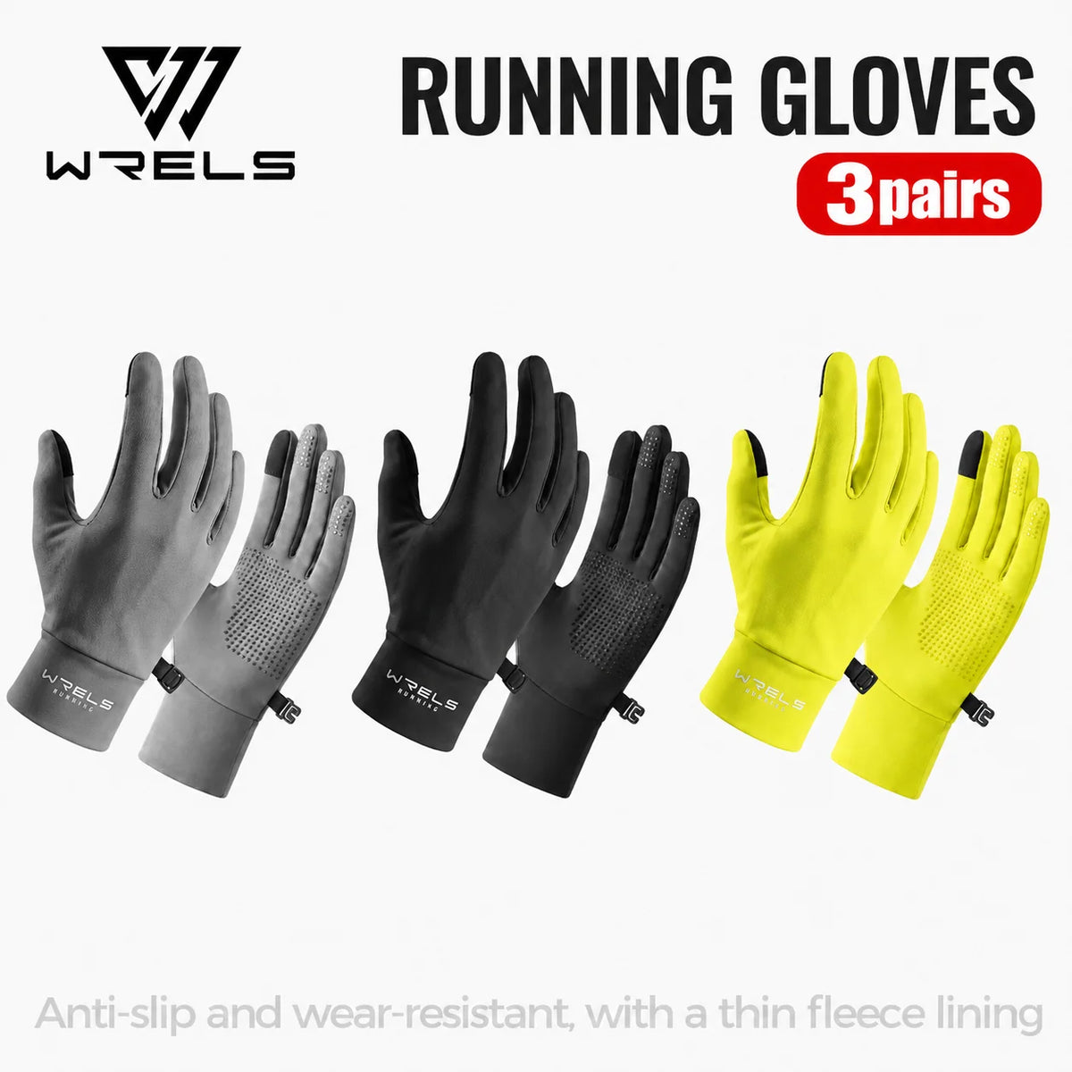 Thermal Hiking Gloves - Touchscreen Anti-Slip Liners