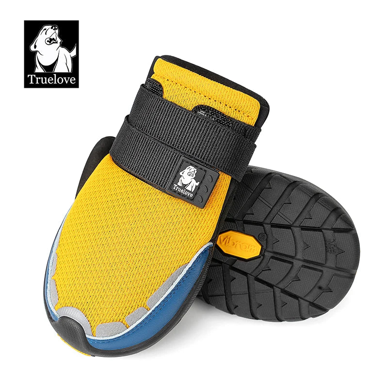Dog Boots with Vibram Soles - Protective Paw Shoes (2 or 4 Pack)