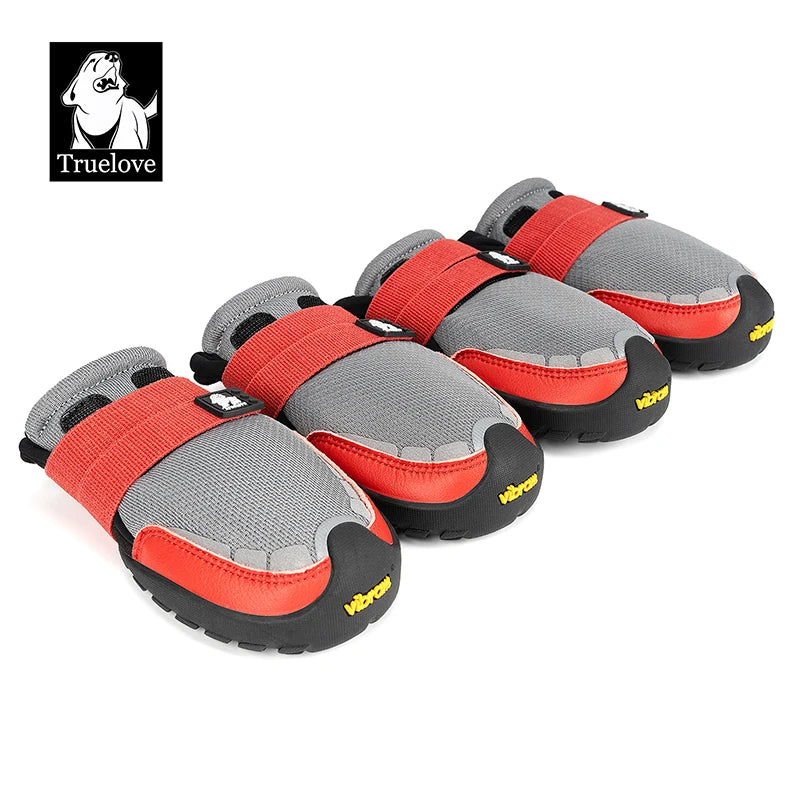 Dog Boots with Vibram Soles - Protective Paw Shoes (2 or 4 Pack)