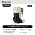 Naturehike Rock 2.0 Aluminum Frame Hiking Backpack - 30L / 45L / 60L