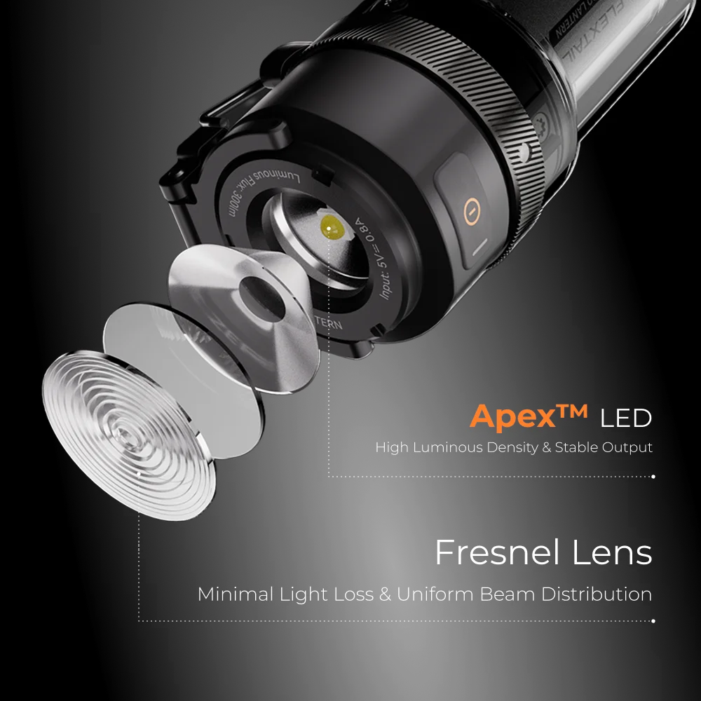 FLEXTAIL Zero Lantern - 56g Ultralight Camping Light (300LM)