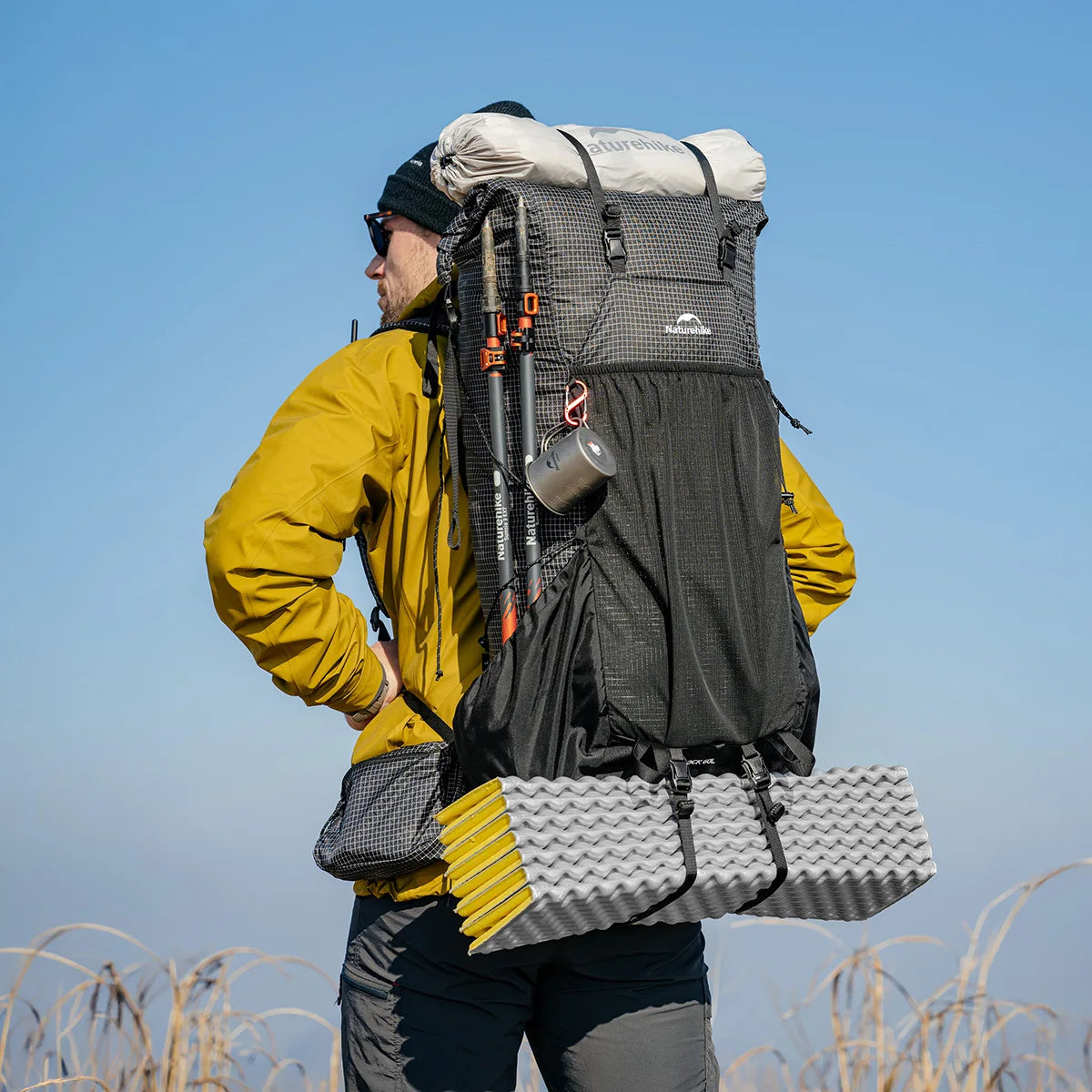 Naturehike Rock 2.0 Aluminum Frame Hiking Backpack - 30L / 45L / 60L